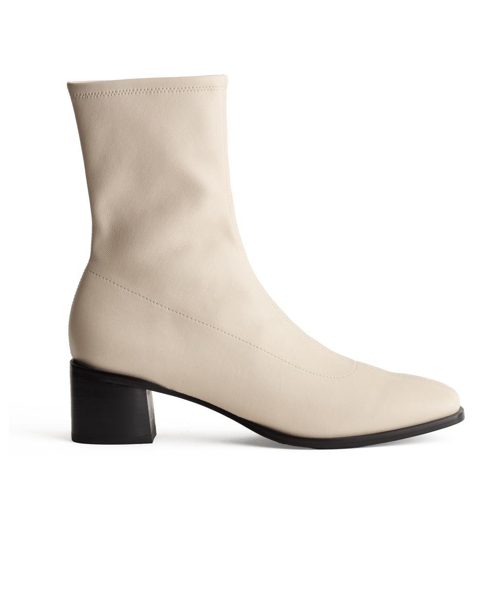 Italian Leather Stretch Sock Bootie